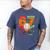 67 Ice Cream Drip Baseball Number 67 Player 67th Birthday Men's Comfort Colors T-Shirt Blue Jean