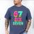 67 Ice Cream Drip Baseball Six Seven 6-7 Meme Teen Boy Men's Comfort Colors T-Shirt Blue Jean