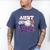 Aunt Rookie Of Year 1st Birthday Baseball Theme Matching Men's Comfort Colors T-Shirt Blue Jean