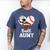 Ball Aunt Heart Football Baseball Hockey Game Day Men's Comfort Colors T-Shirt Blue Jean