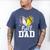 Ball Dad Softball Baseball Dad Daddy Premium Men's Comfort Colors T-Shirt Blue Jean