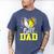 Ball Dad Softball Baseball Dad Fathers Day Premium Men's Comfort Colors T-Shirt Blue Jean