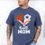Ball Mom Heart Soccer Basketball Baseball Football Mom Men's Comfort Colors T-Shirt Blue Jean Ball Mom Heart Soccer Basketball Baseball Football Mom Men's Comfort Colors T-Shirt Blue Jean
