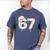Baseball 67 Drip Six Seven Baseball Dripping Boys Kids Men's Comfort Colors T-Shirt Blue Jean