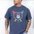 Baseball 8 Year Old Ice Cream Drip 8th Birthday Boys Player Men's Comfort Colors T-Shirt Blue Jean
