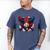 Baseball 8 Year Old Splash Drip 8th Birthday Boy Number 8 Men's Comfort Colors T-Shirt Blue Jean
