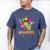 Baseball Banana Splatter Sports Kids Teens Men's Comfort Colors T-Shirt Blue Jean
