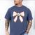 Baseball Coquette Bow Cute Baseball Game Men's Comfort Colors T-Shirt Blue Jean