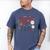 Baseball Dad And Chill Funny For Baseball Lovers Men's Comfort Colors T-Shirt Blue Jean