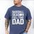 Baseball Dad Father Homerun Fathers Day Baseball Lovers Men's Comfort Colors T-Shirt Blue Jean