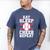 Baseball Dad Father Homerun Fathers Day Baseball Lovers Premium Men's Comfort Colors T-Shirt Blue Jean