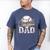 Baseball Dad Father's Day Sports Baseball Lover Men's Comfort Colors T-Shirt Blue Jean