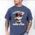 Baseball Dad Gnome For Baseball Grandpa Fathers Day Premium Tri-Blend Men's Comfort Colors T-Shirt Blue Jean