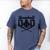 Baseball Dad Happy Fathers Day For Men Wife Daughter Son Men's Comfort Colors T-Shirt Blue Jean