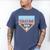 Baseball Dad Ice Cream Drip Fathers Day Men's Comfort Colors T-Shirt Blue Jean
