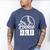 Baseball Dad Softball Game Rookie Dad Baseball Men's Comfort Colors T-Shirt Blue Jean
