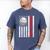 Baseball Dad USA American Flag Patriotic Dad 4th Of July Men's Comfort Colors T-Shirt Blue Jean Baseball Dad USA American Flag Patriotic Dad 4th Of July Men's Comfort Colors T-Shirt Blue Jean