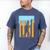 Baseball Drip Dripping Ice Cream Sport Player American Flag Men's Comfort Colors T-Shirt Blue Jean Baseball Drip Dripping Ice Cream Sport Player American Flag Men's Comfort Colors T-Shirt Blue Jean