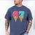 Baseball Drip Ice Cream 67 Baseball Men's Comfort Colors T-Shirt Blue Jean
