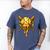 Baseball Drip Ice Cream Camo Cool Men's Comfort Colors T-Shirt Blue Jean