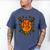 Baseball Drip Ice Cream Dripping Blaze Hunter Orange Camo Men's Comfort Colors T-Shirt Blue Jean Baseball Drip Ice Cream Dripping Blaze Hunter Orange Camo Men's Comfort Colors T-Shirt Blue Jean
