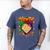 Baseball Drip Ice Cream Drip Halloween Baseball Lovers Men's Comfort Colors T-Shirt Blue Jean