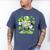 Baseball Drip Ice Cream Shamrock Irish St Patricks Men Men's Comfort Colors T-Shirt Blue Jean