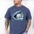Baseball Drip Ice Cream Sprinkles Baseball Glove Premium Tri-Blend Men's Comfort Colors T-Shirt Blue Jean