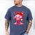 Baseball Drip Valentine Sports Vday Ice Cream Drip Heart Men's Comfort Colors T-Shirt Blue Jean