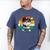 Baseball Grandpa Gnome On A Retro Sunset For Baseball Dad Men's Comfort Colors T-Shirt Blue Jean Baseball Grandpa Gnome On A Retro Sunset For Baseball Dad Men's Comfort Colors T-Shirt Blue Jean
