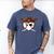 Baseball Heart Pirate Hat Crossed Swords Men Boys Kids Youth Men's Comfort Colors T-Shirt Blue Jean