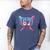 Baseball Ice Cream Drip Number 67 Player 67th Birthday Men's Comfort Colors T-Shirt Blue Jean