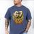 Baseball Ice Cream Drip Number 67 Playground Player 67th Men's Comfort Colors T-Shirt Blue Jean