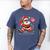 Baseball Santa 67 Baseball Christmas Pajamas Xmas Men Boy 67 Men's Comfort Colors T-Shirt Blue Jean
