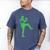 Baseball Shamrock St Patrick's Day Saint Paddy's Men's Comfort Colors T-Shirt Blue Jean
