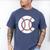 Baseball Sport Player Graphic Monogram Initial Letter C Men's Comfort Colors T-Shirt Blue Jean Baseball Sport Player Graphic Monogram Initial Letter C Men's Comfort Colors T-Shirt Blue Jean