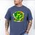 Baseball St Patricks Day Carnival Party Ice Cream Drip Boys Men's Comfort Colors T-Shirt Blue Jean