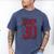 Betty Boop Baseball Logo Jersey With Stars Cute Cartoon Men's Comfort Colors T-Shirt Blue Jean