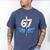 Blue Camo Baseball 67 Six Seven Camo Ice Cream Drip Boy Teen Men's Comfort Colors T-Shirt Blue Jean