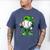 Boys St Patrick’s Day Baseball Drip Ice Cream Apparel Youth Men's Comfort Colors T-Shirt Blue Jean