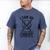 Christian Baseball Philippians 4 Men's Comfort Colors T-Shirt Blue Jean