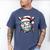 Christmas Baseball Boy Youth Kid Men Santa Hat Xmas Baseball Men's Comfort Colors T-Shirt Blue Jean