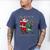 Christmas Santa Baseball Ugly Sweater Men's Comfort Colors T-Shirt Blue Jean Christmas Santa Baseball Ugly Sweater Men's Comfort Colors T-Shirt Blue Jean