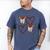 Coquette Bow XOXO Baseball Lover Heart Valentine Game Day Men's Comfort Colors T-Shirt Blue Jean
