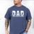 Dad Baseball The Man The Myth The Legend Daddy Father's Day Men's Comfort Colors T-Shirt Blue Jean