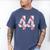 Distressed Baseball Number 44 Jersey Uniform Player Fan Men's Comfort Colors T-Shirt Blue Jean Distressed Baseball Number 44 Jersey Uniform Player Fan Men's Comfort Colors T-Shirt Blue Jean