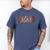Fathers Day Baseball Player Baseball Dad Men's Comfort Colors T-Shirt Blue Jean