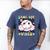 Game Day Vibes Softball Baseball Groovy Game Day Girls Women Men's Comfort Colors T-Shirt Blue Jean