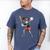 Halloween Skeleton Playing Baseball 67 Six Seven Meme Men's Comfort Colors T-Shirt Blue Jean