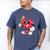 Heart Play Baseball Valentine's Day Teens Boys Girls Kids Men's Comfort Colors T-Shirt Blue Jean